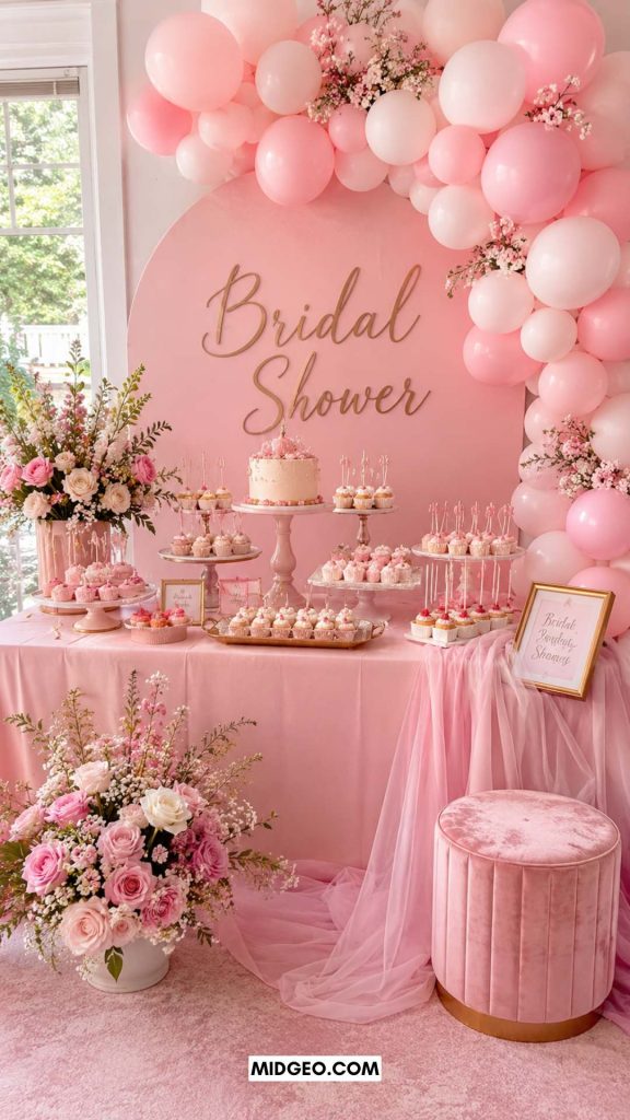 15 Fun Summer Bridal Shower Themes That Feel Fresh, Stylish & Unforgettable (2026 Guide) 8 Pink Cute Bridal Shower Theme