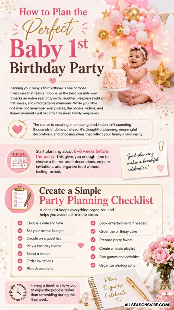 Baby 1st Birthday Party Ideas to Create a Magical Celebration Everyone Will Remember in 2026 2 How to Plan the Perfect Baby 1st Birthday Party