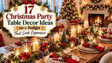 christmas party table decor ideas on a budget that look expensive