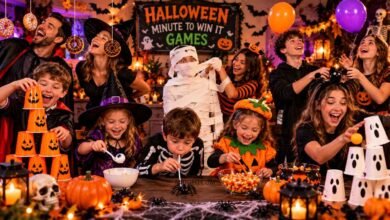 Halloween Minute to Win It Games: 30 Fun Party Games for Kids, Teens & Adults 1 Halloween Minute to Win It games for kids, teens, families, and adults at a fun spooky party