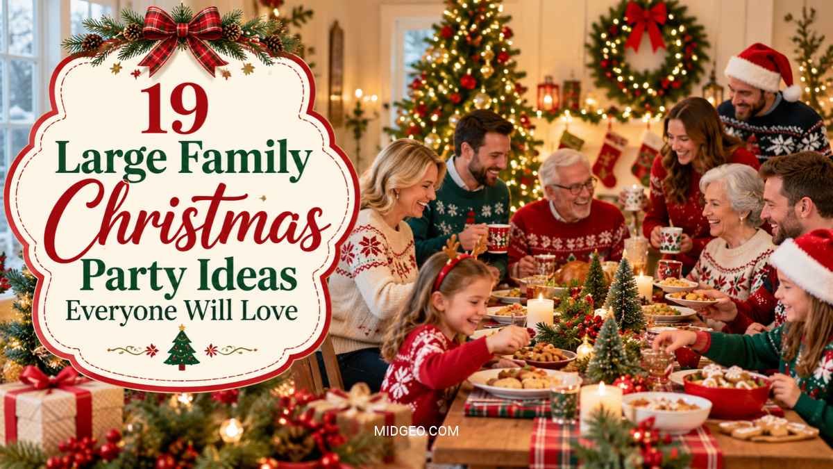 large family christmas party ideas everyone will love